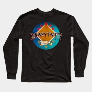 Conway Twitty - Art Drawing Long Sleeve T-Shirt